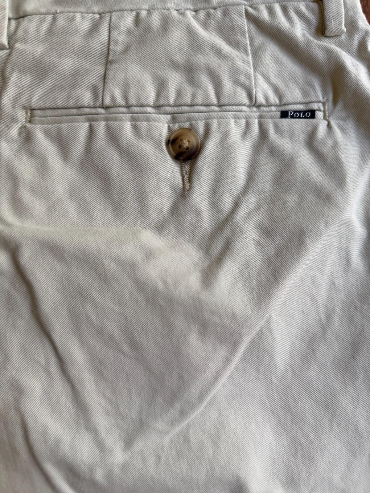 Polo Ralph Lauren Mens Size 35 Beige Cotton Chino Shorts