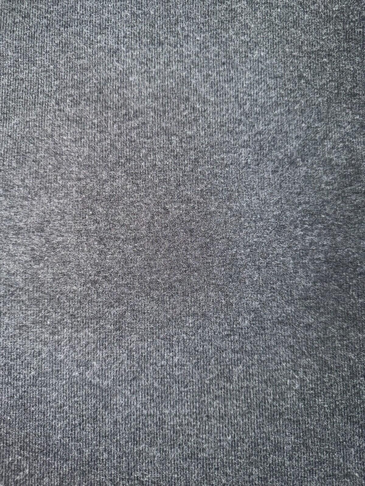 Jones & Co Women's Cotton Blend Stretch Mock Neck SS Sweater Grey - Size L