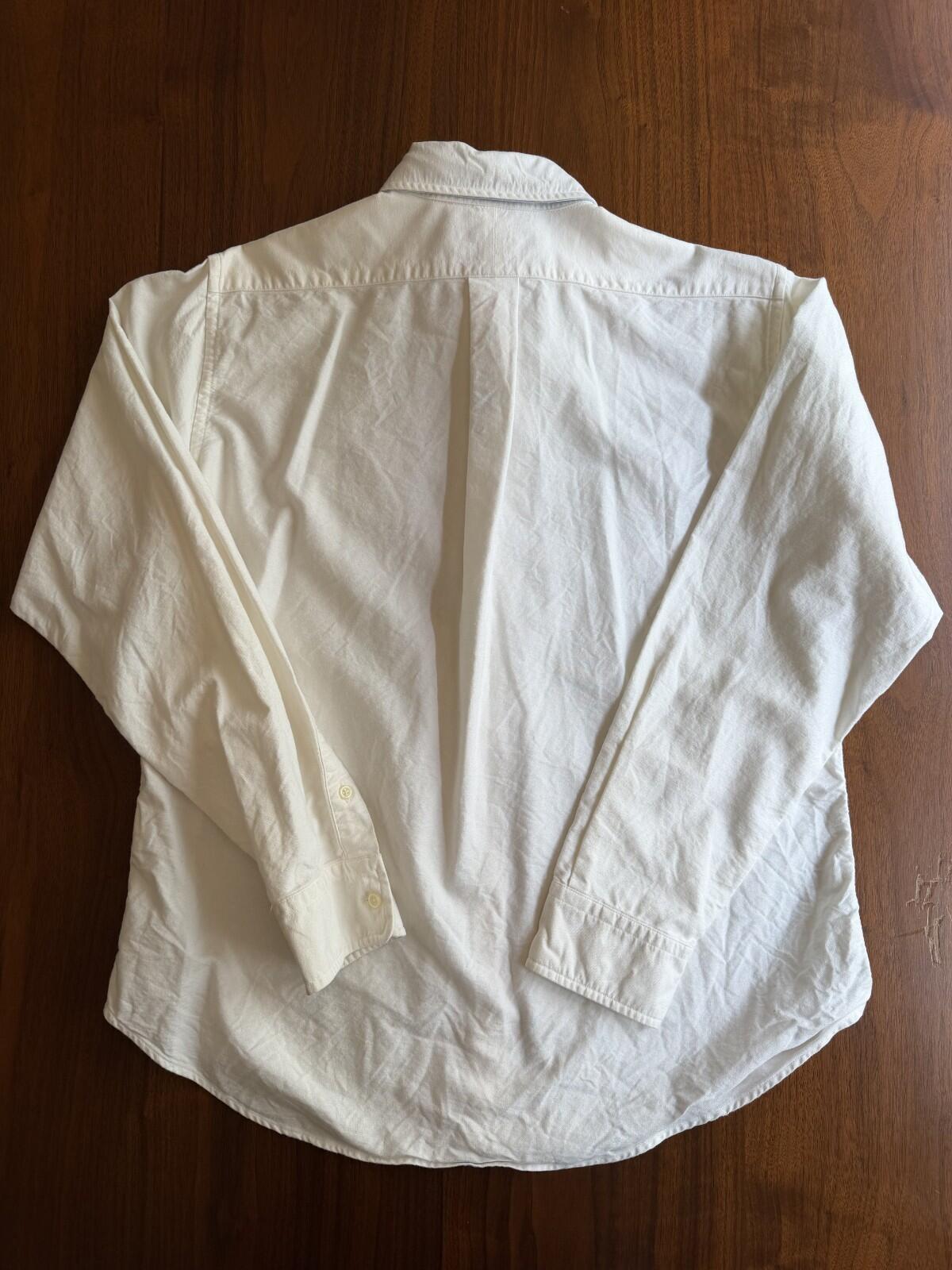 Ralph Lauren Youth Classic Fit White Oxford Button-Down Shirt - Size 12