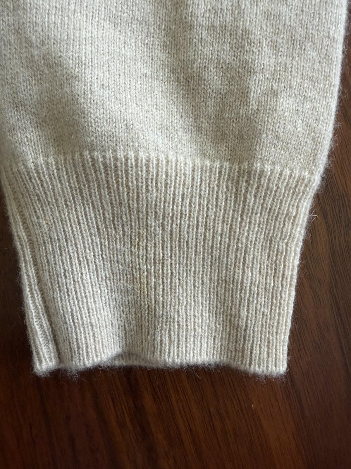 Black & Brown 1826 Men's Tan 100% Cashmere Crewneck Sweater - Size XL