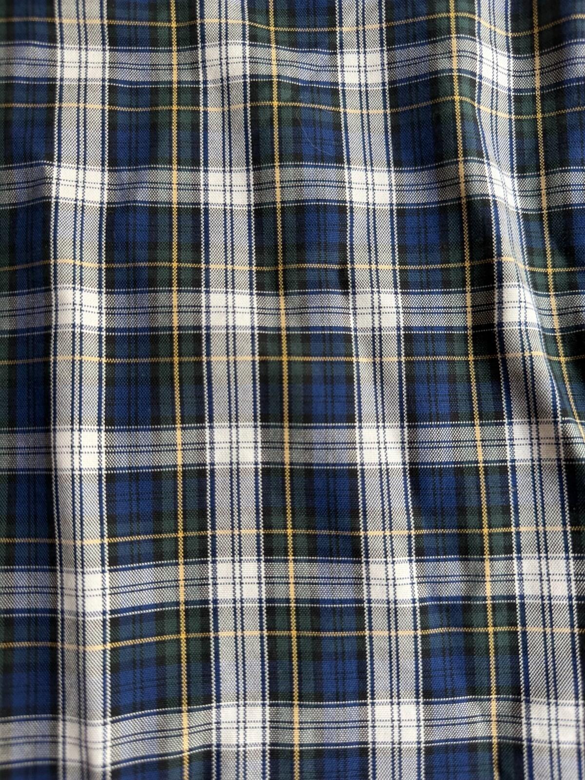 Brooks Brothers Madison Fit Non-Iron Supima Cotton Plaid Shirt Size S