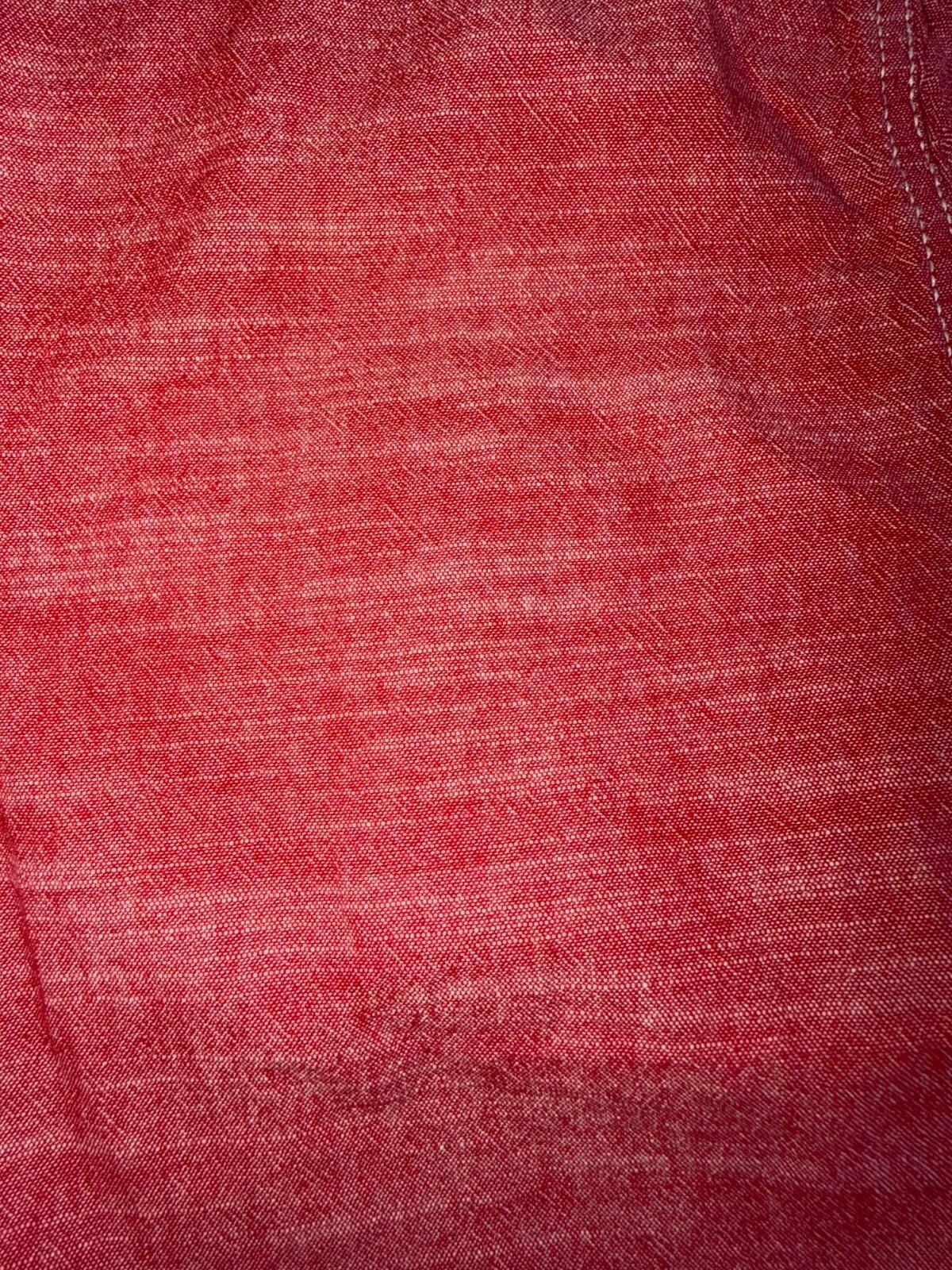 Woolrich Men's Red Short Sleeve Button Down Shirt Size M