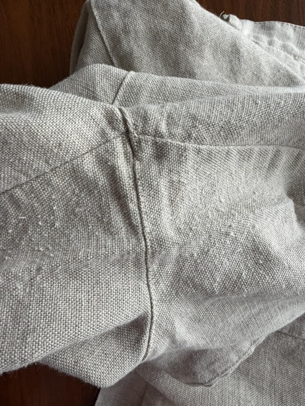 Liz Claiborne Lizsport Beige Linen Blend Pants - Size 14