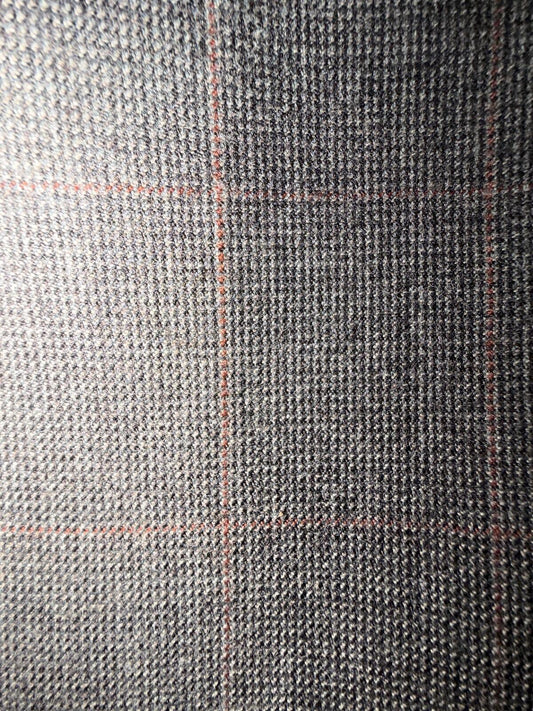 Hart Schaffner & Marx Men's Brown Plaid Blazer Jacket - Size 42