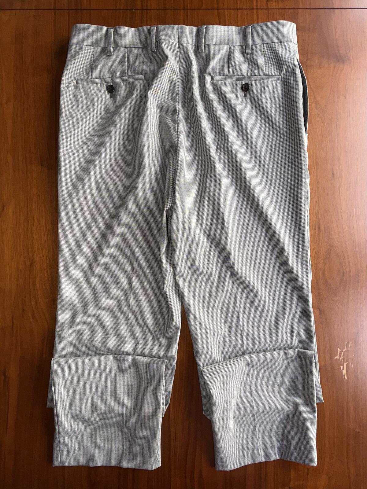 Ralph by Ralph Lauren Men's Slim Fit Houndstooth Dress Pants - 36x32