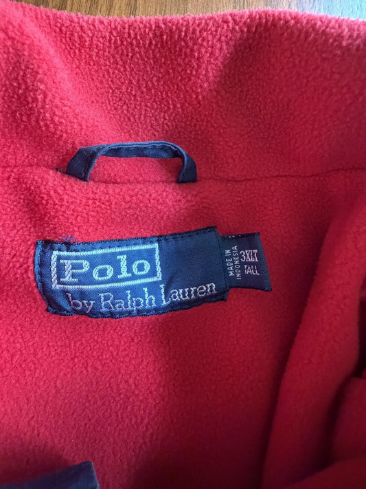 Polo Ralph Lauren Men's Fleece Lined Windbreaker Navy - Size 3XL