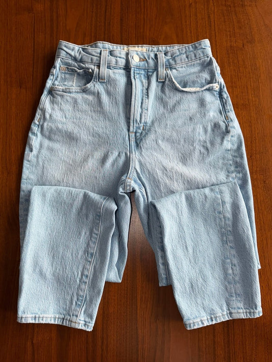 Madewell Women's Light Blue Denim Jeans - Size 27