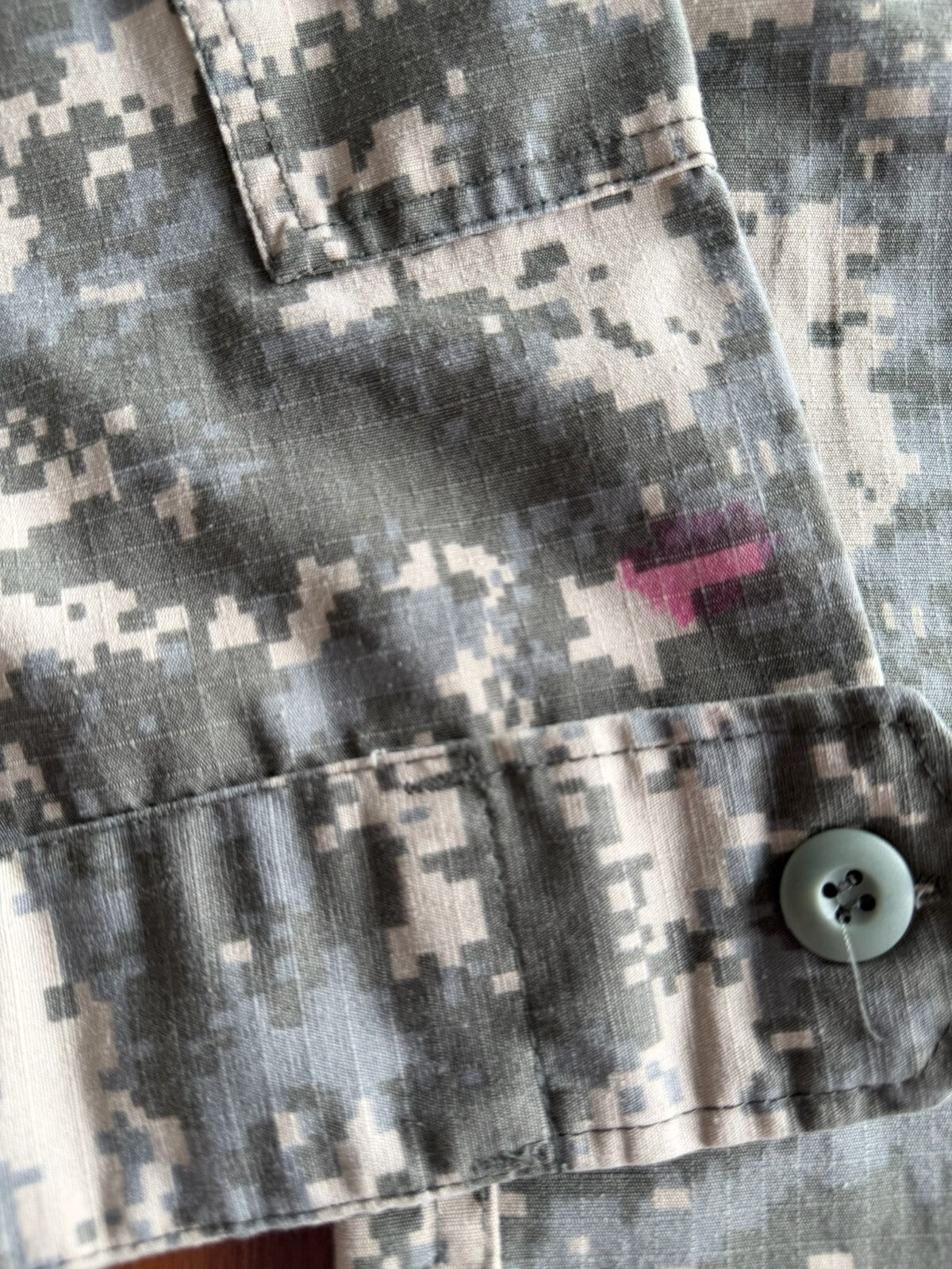 US Army ACU Battle Dress Uniform Coat Universal Digital Camo - Size L
