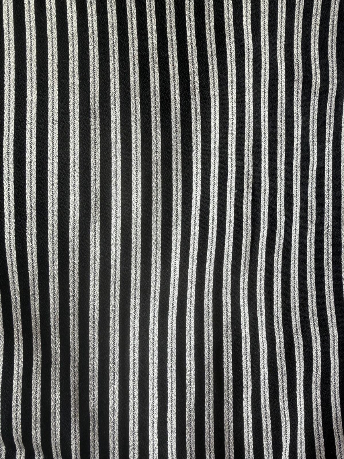 Vintage Breakin' Loose Women's Striped Zip-Up Cropped Jacket - Size 13/14