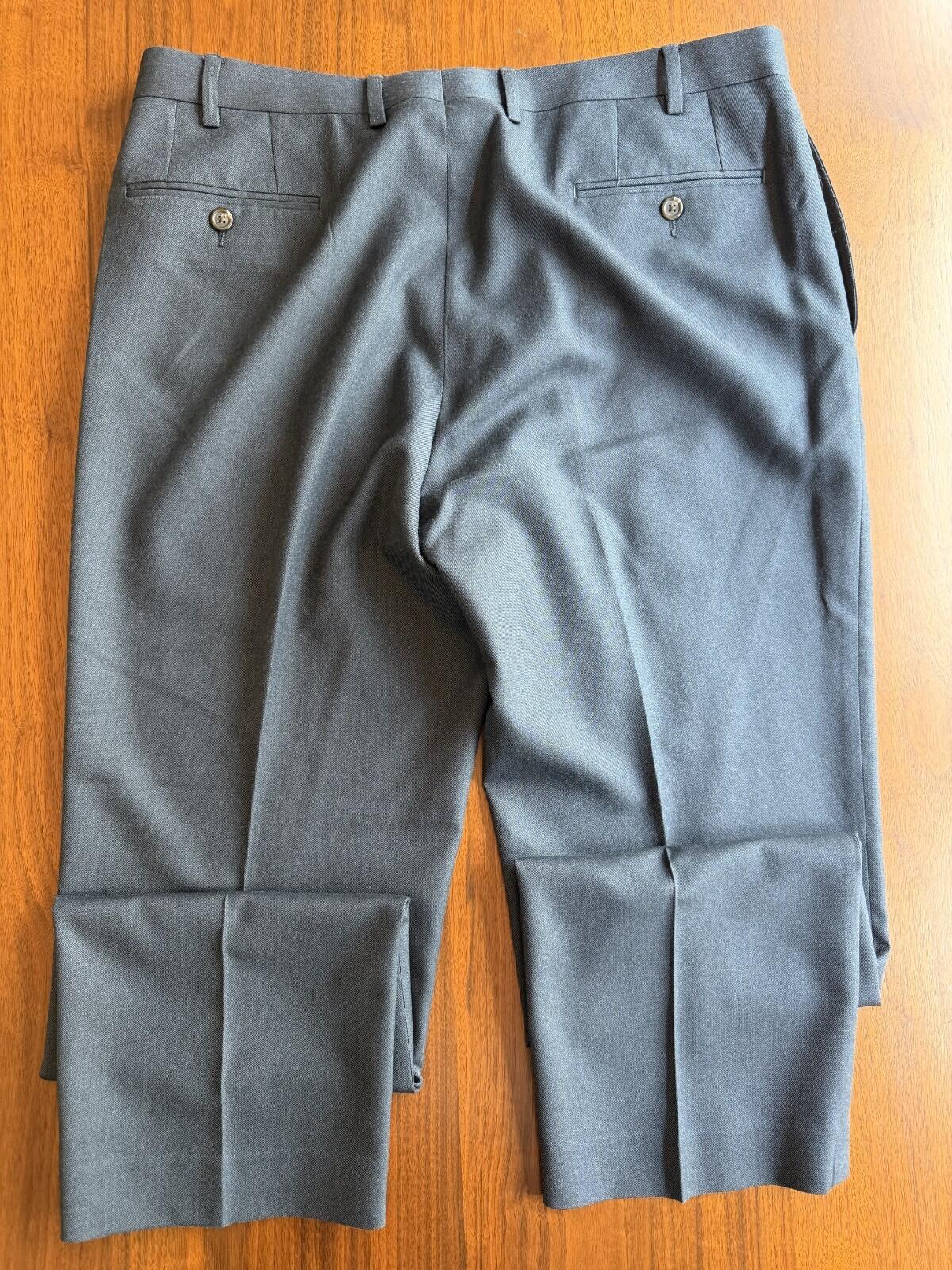 Lauren Ralph Lauren Men's Heathered Navy Blue Dress Pants - Size 36x30