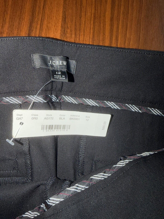 J.Crew Women's Remi Pant Black - Size 12