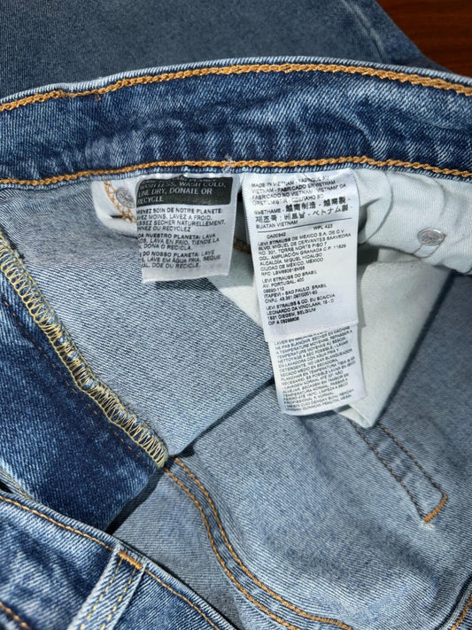Levi's 505 Men's Jeans Regular Fit Straight Leg Medium Wash Red Tab 36x34