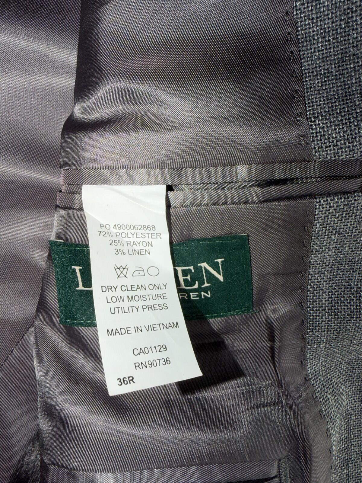 Lauren by Ralph Lauren Men's Tan Blazer - Size 36R