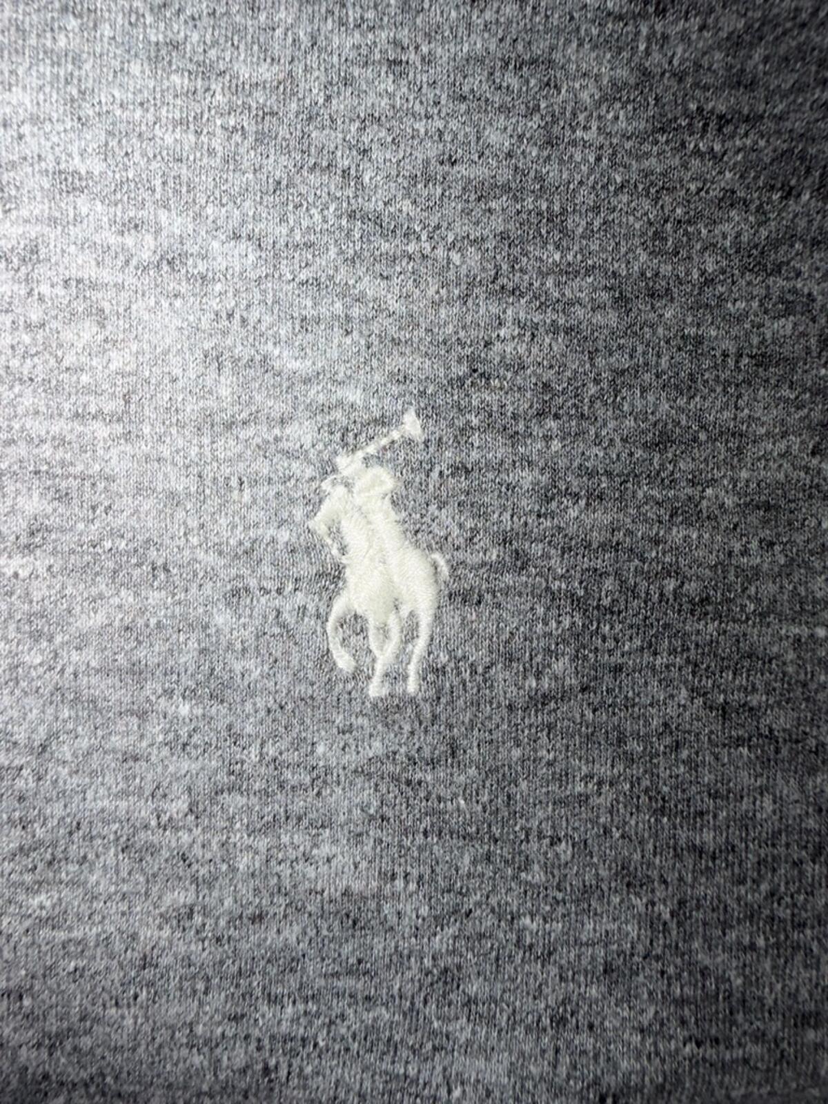 Polo Ralph Lauren Custom Fit Gray Short Sleeve Polo Shirt - Size Large