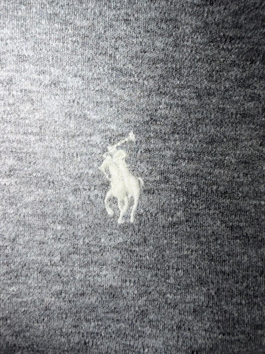 Polo Ralph Lauren Custom Fit Gray Short Sleeve Polo Shirt - Size Large