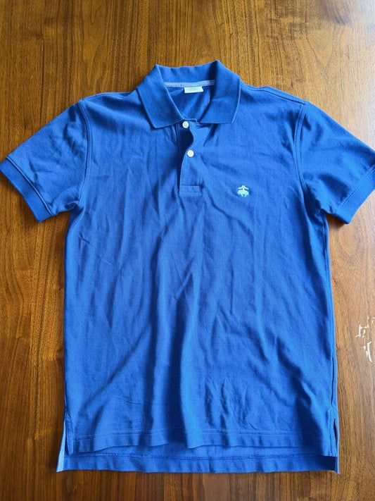 Brooks Brothers Men's Performance Polo Slim Fit Royal Blue - Size S