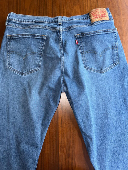 Levi's 505 Men's Jeans Regular Fit Straight Leg Medium Wash Red Tab 36x34