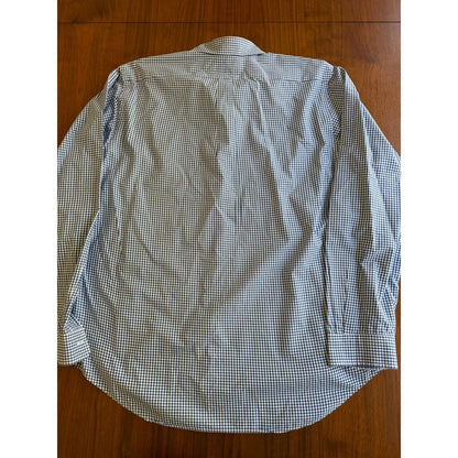 Polo Ralph Lauren Men's Blue/White Gingham Button Down Shirt - Size XL