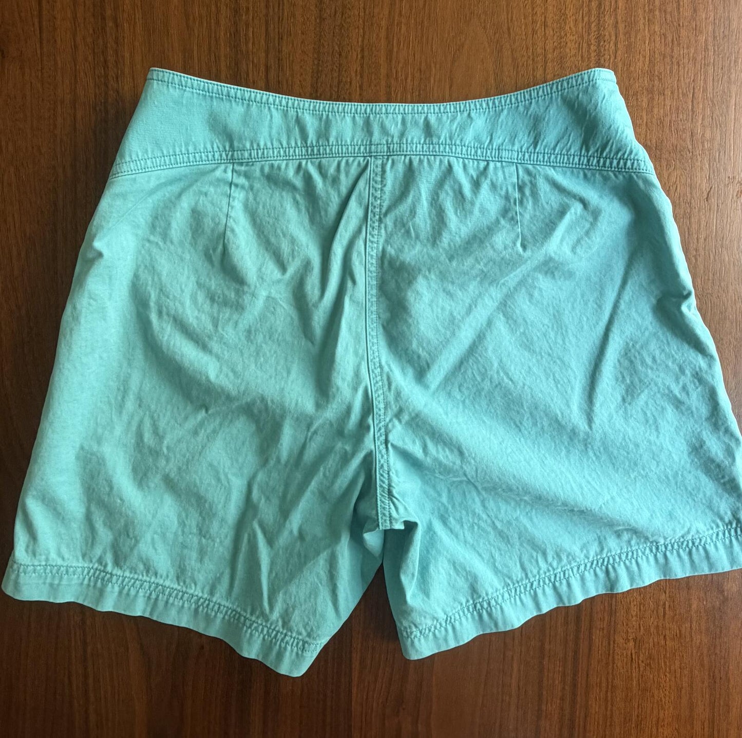 Jones New York Signature Women's Turquoise Cotton Shorts - Size 4