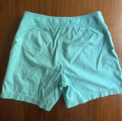 Jones New York Signature Women's Turquoise Cotton Shorts - Size 4