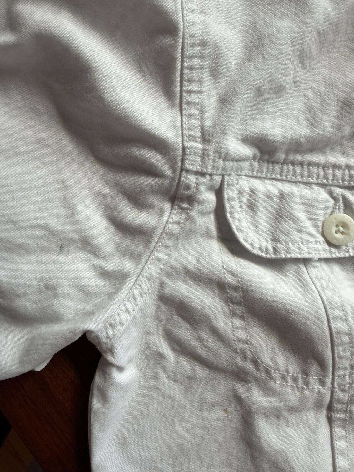 Vintage Bill Blass Jeanswear Women's Cotton Jacket White - Size S