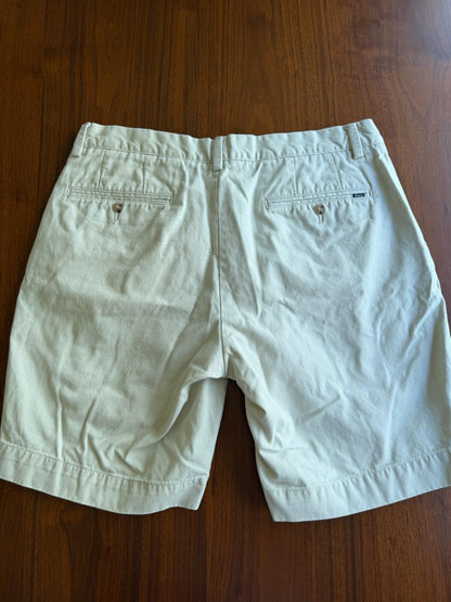 Polo Ralph Lauren Mens Size 34 Beige Cotton Chino Shorts