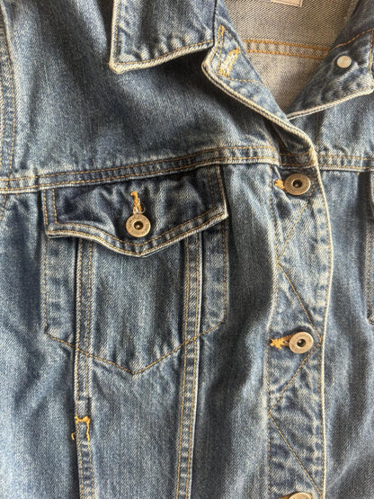 Liz Claiborne Women's Jeans Denim Trucker Jacket - Size XL