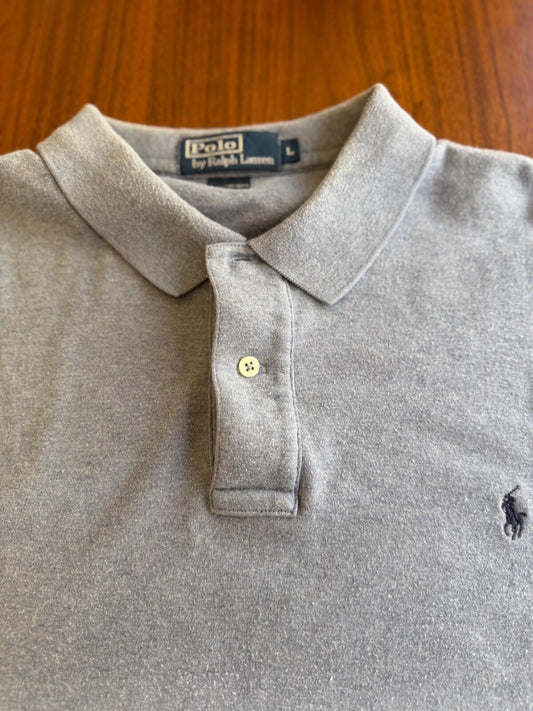 Polo Ralph Lauren Men's Classic Fit Short Sleeve Polo Shirt Grey - Size L
