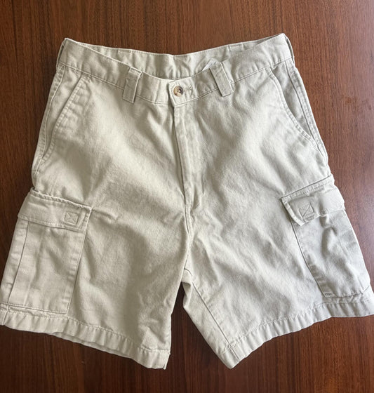 Duck Head 90's Men's Khaki Cargo Shorts - Size 30