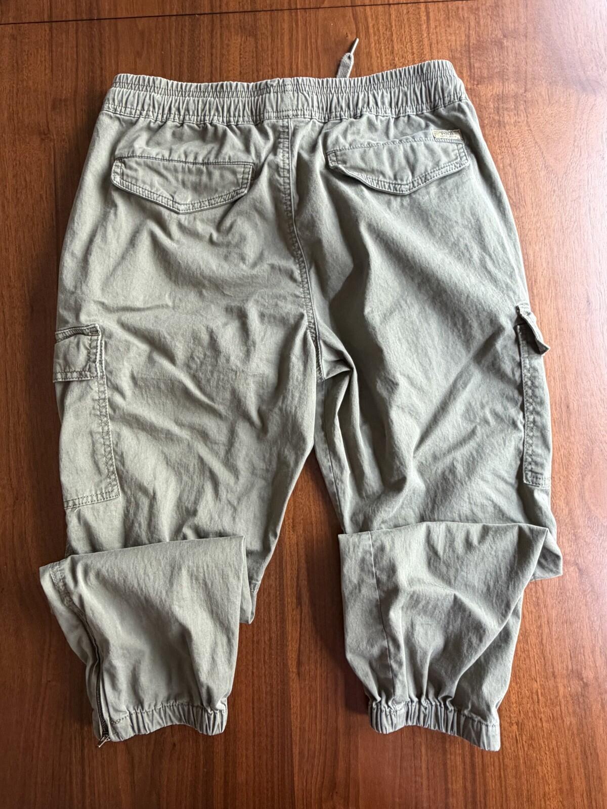 Polo Ralph Lauren Women's Olive Green Jogger Pants - Size 4