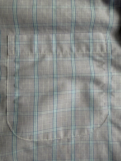 Brooks Brothers 346 Men's Slim Fit Non-Iron Lilac Plaid Dress Shirt - Size 17-36