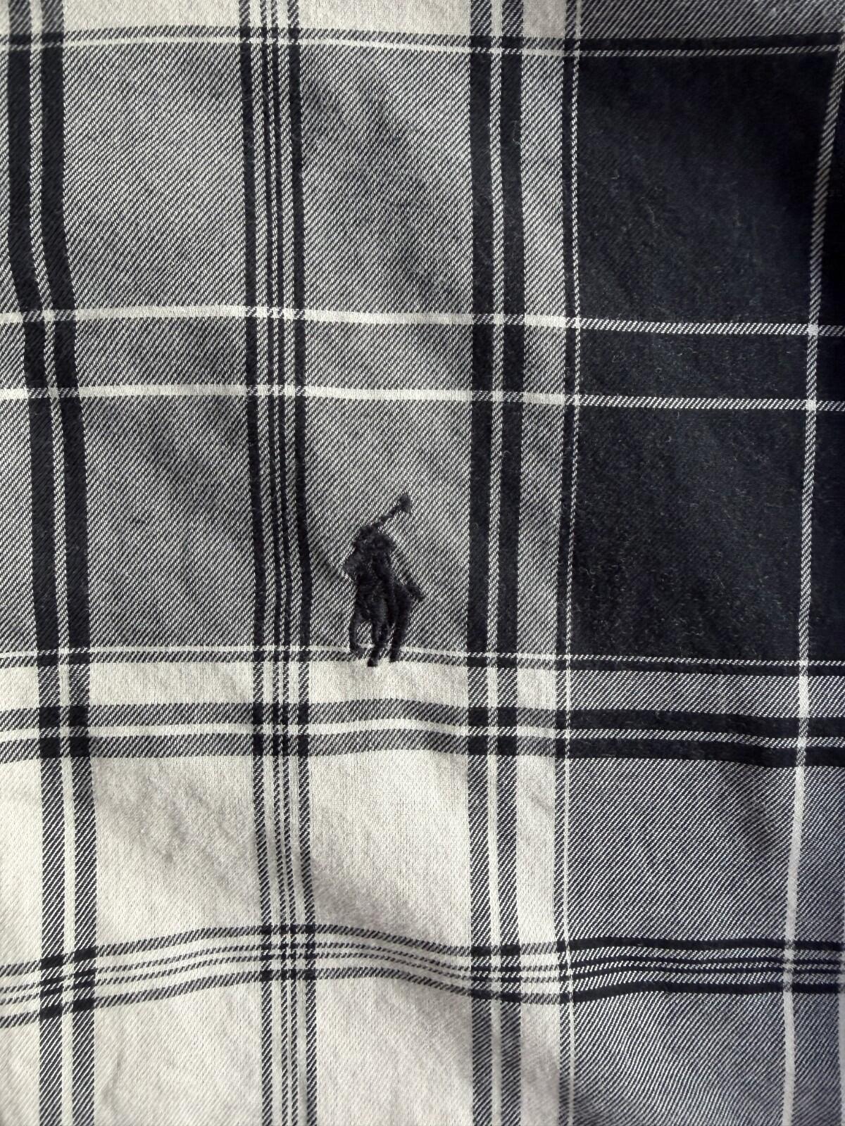 Ralph Lauren Men's Blake Black Plaid Button-Down Shirt - Size S