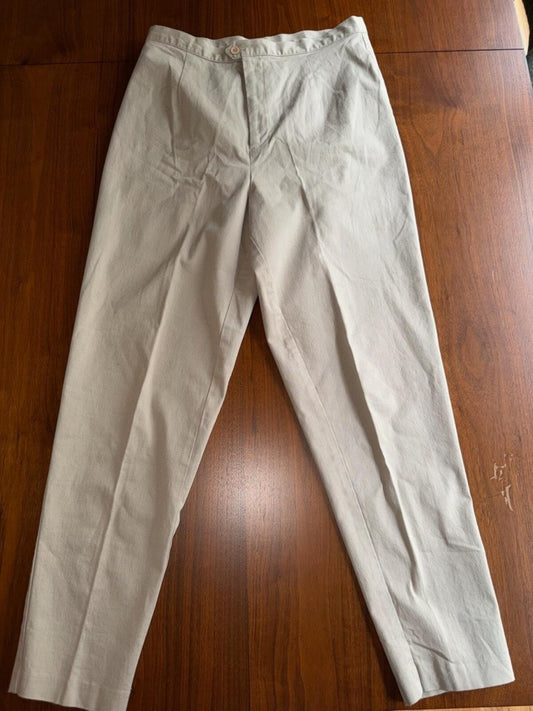 Vintage Studio Women's High-Waisted Khaki Chino Pants - Size 14