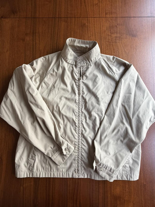 Vintage London Fog Beige Lightweight Zip Jacket - Size 48 REG