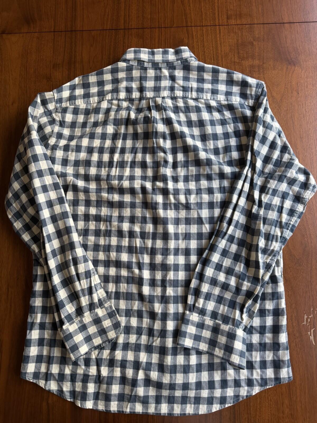 Bills Khakis Men's Gingham Check Long Sleeve Button Down - Size L