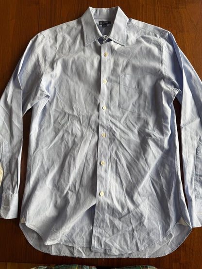 J.Crew Men's Ludlow Slim-fit Shirt 120s 2-ply Cotton Light Blue - Size S