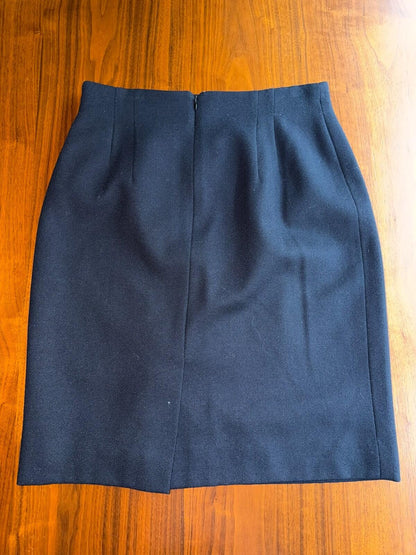 Rena Rowen for Saville Women's 100% Worsted Wool Pencil Skirt Black - 12P