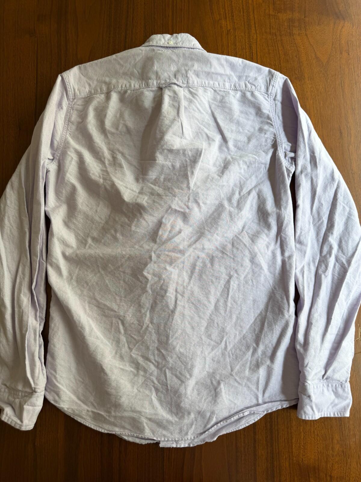 J.Crew Men's Lightweight Slim Oxford Lavender Button-Down Shirt - Size XS