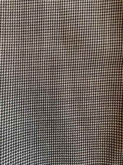Vintage Lauren Ralph Lauren Women's Brown Houndstooth Wool Trousers - Size 12