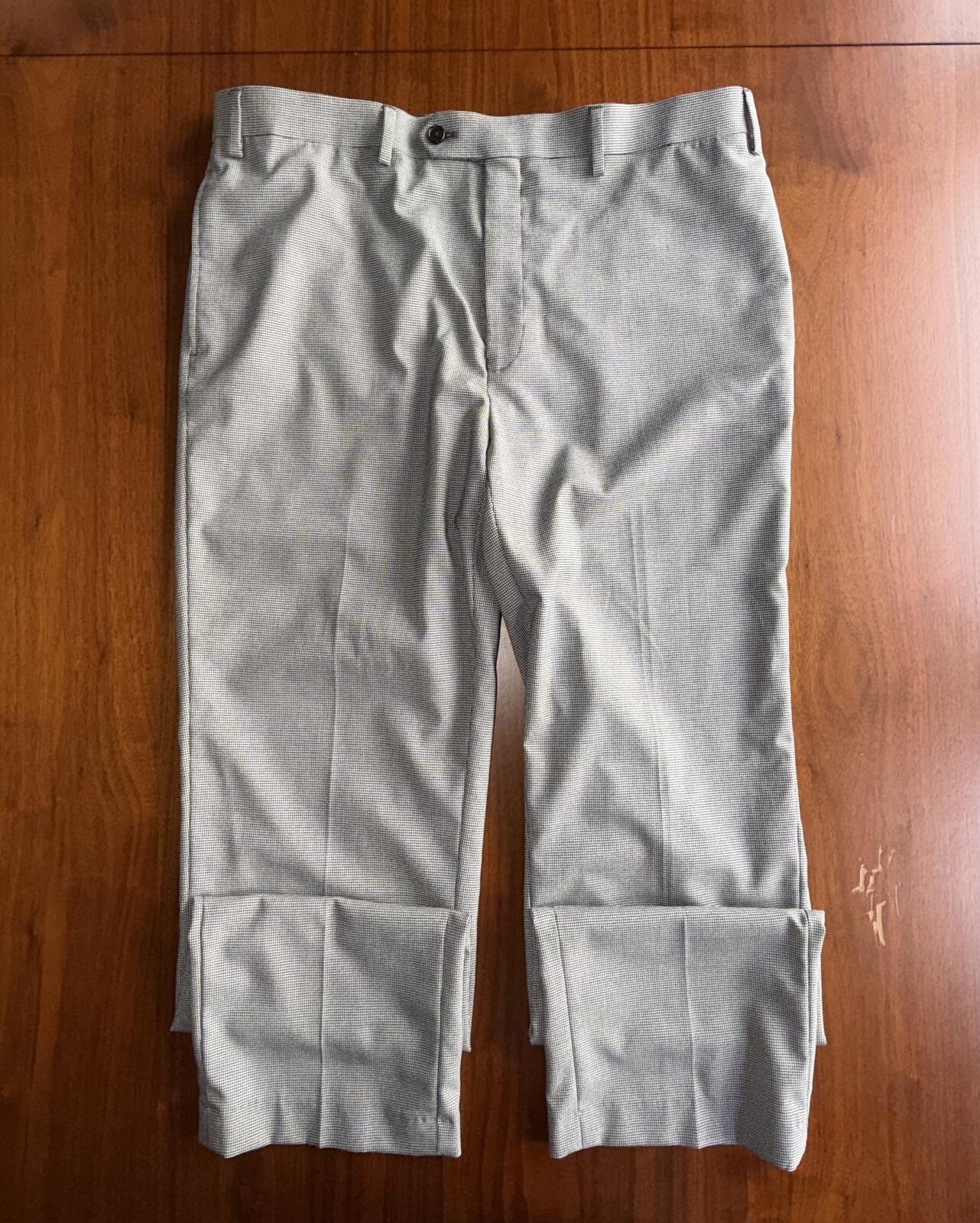 Ralph by Ralph Lauren Men's Slim Fit Houndstooth Dress Pants - 36x32