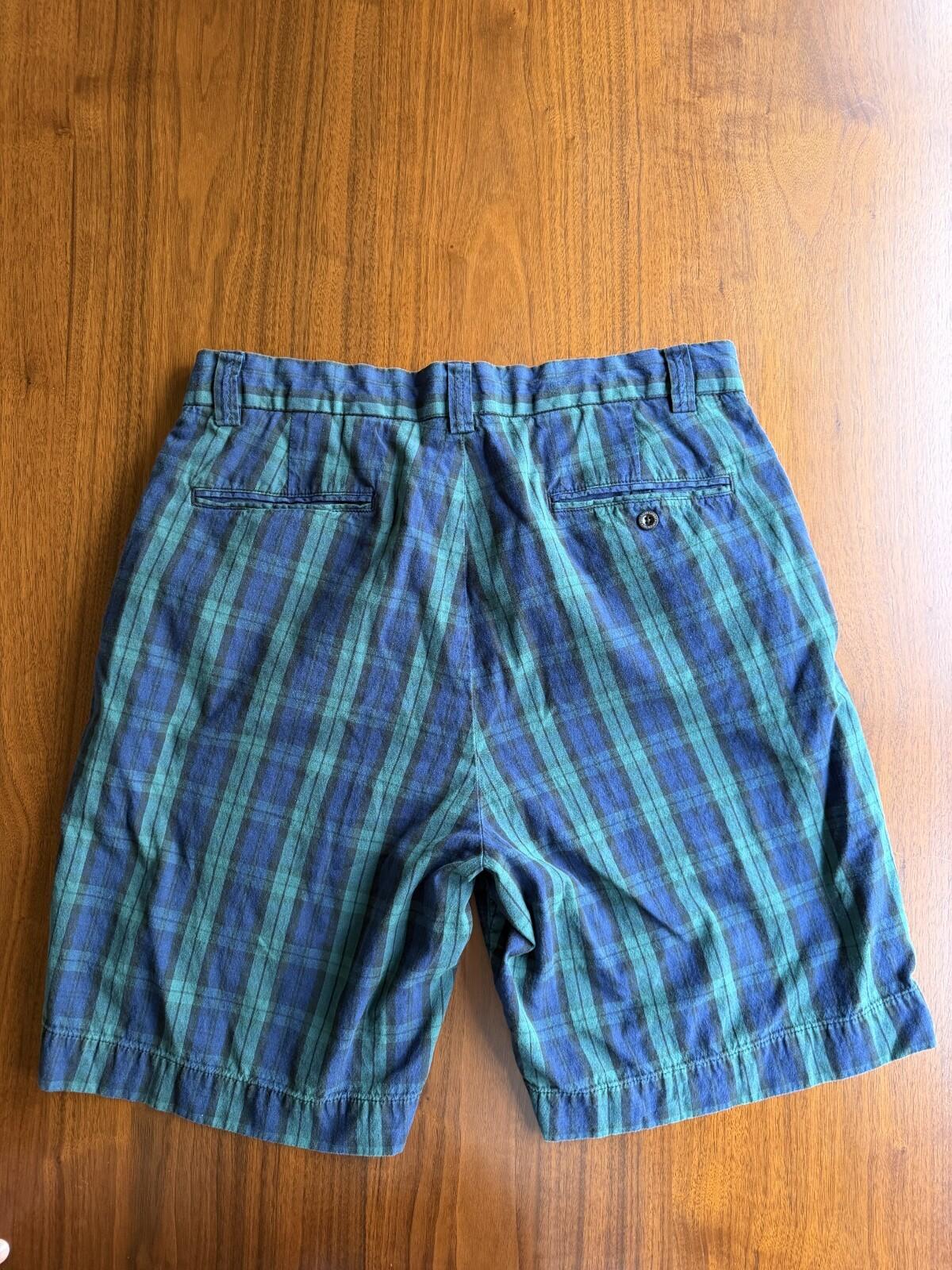 Polo Ralph Lauren Blackwatch Plaid Cotton Shorts - Size 32