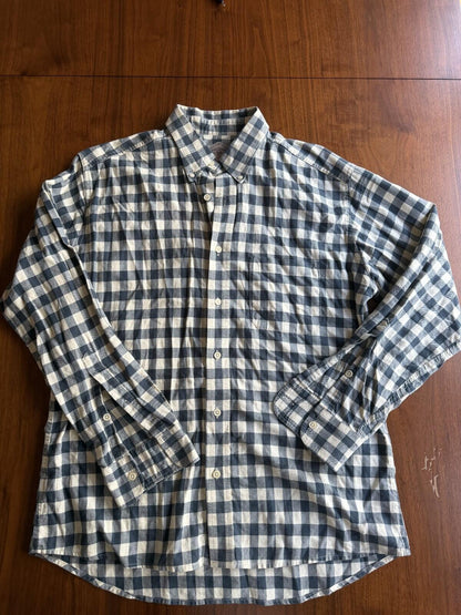 Bills Khakis Men's Gingham Check Long Sleeve Button Down - Size L