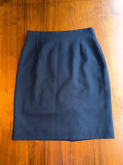 Rena Rowen for Saville Women's 100% Worsted Wool Pencil Skirt Black - 12P