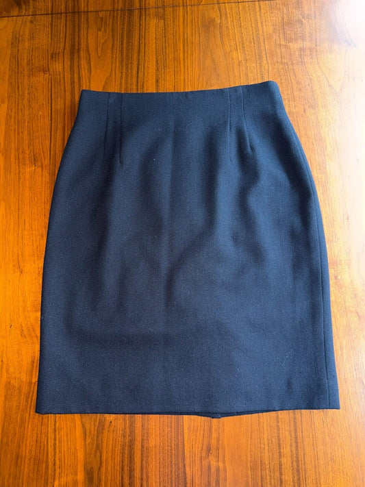 Rena Rowen for Saville Women's 100% Worsted Wool Pencil Skirt Black - 12P
