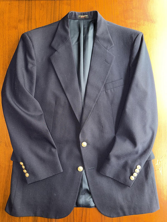 Richard Thomas Navy Blazer Sport Coat by Wright's Clothing - Size 42R