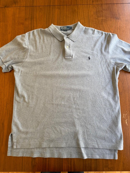 Polo Ralph Lauren Men's Classic Fit Short Sleeve Polo Shirt Grey - Size L