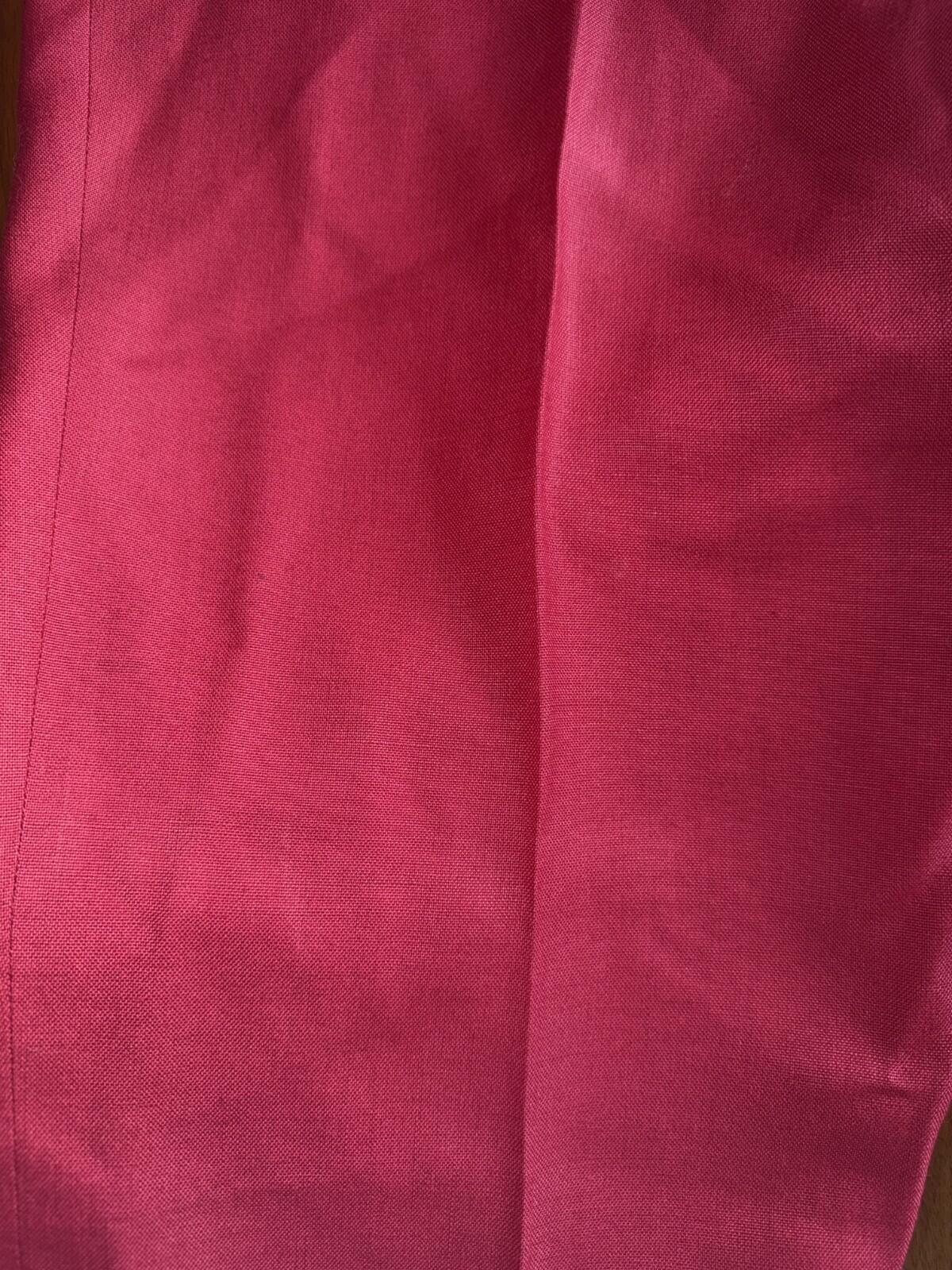 Bill Blass Women's Rayon-Linen Blend Red Dress Pants - Size 10