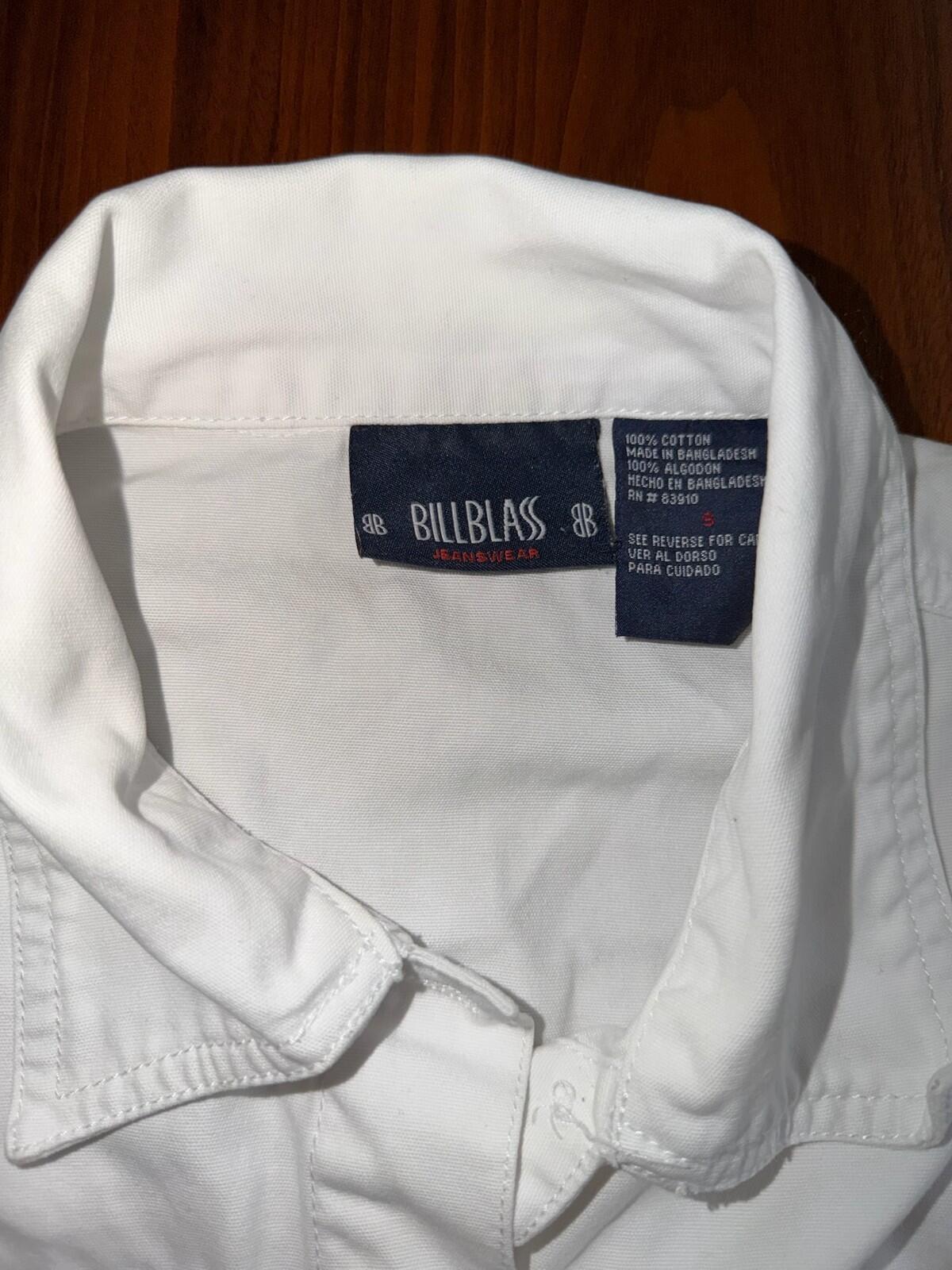 Vintage Bill Blass Jeanswear Women's Cotton Jacket White - Size S