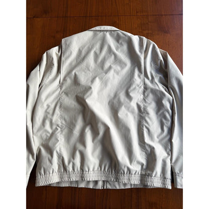 Eddie Bauer Men's Harrington Bomber Jacket Tan Khaki Full Zip - Size Large Tall