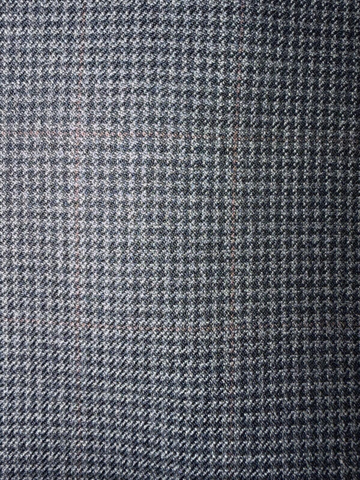 Lauren by Ralph Lauren Men's Grey Houndstooth Windowpane Blazer - Size 42S